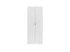 Vitorog Dulap din pal, cu 2 usi, 2K Alb, l70xA52xH175 cm