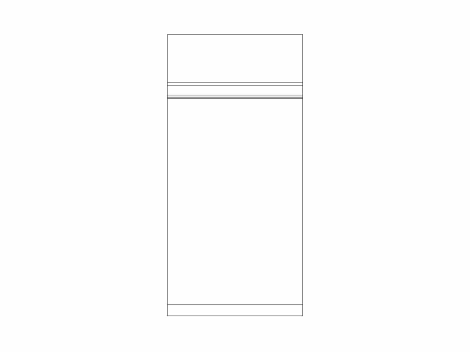 Vitorog Dulap din pal, cu 2 usi, 2K Alb, l70xA52xH175 cm