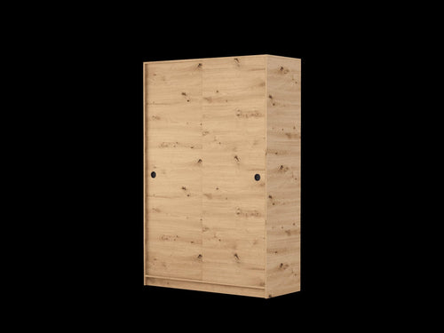 Vitorog Dulap din pal, cu 2 usi glisante, Domino 2K Stejar Artisan, l135xA55xH205 cm