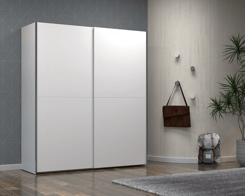 Szynaka Dulap din pal cu 2 usi glisante Tempo Alb, l170xA59xH195 cm