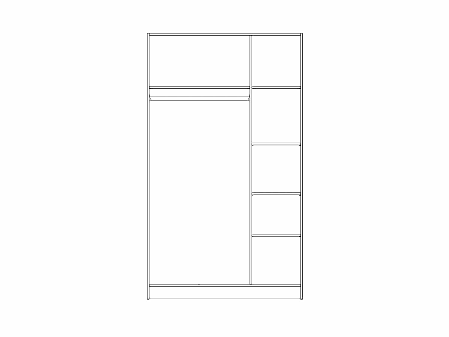 Vitorog Dulap din pal, cu 3 usi, 3K Stejar Artisan, l105xA52xH175 cm
