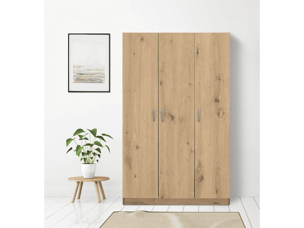 Vitorog Dulap din pal, cu 3 usi, 3K Stejar Artisan, l105xA52xH175 cm