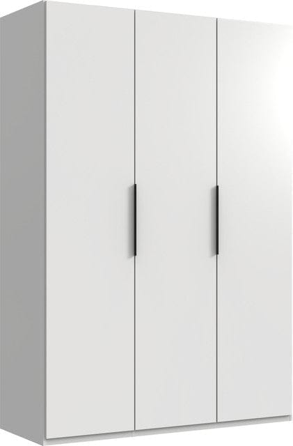 Wimex Dulap din pal, cu 3 usi, Level36 Black A Alb, l150xA58xH216 cm