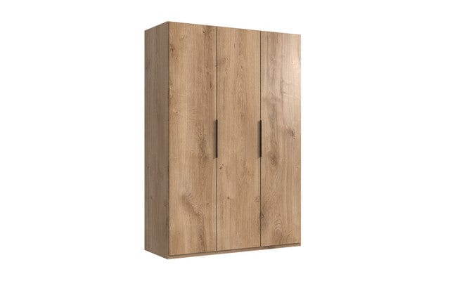 Wimex Dulap din pal, cu 3 usi, Level36 Black A Stejar, l150xA58xH216 cm