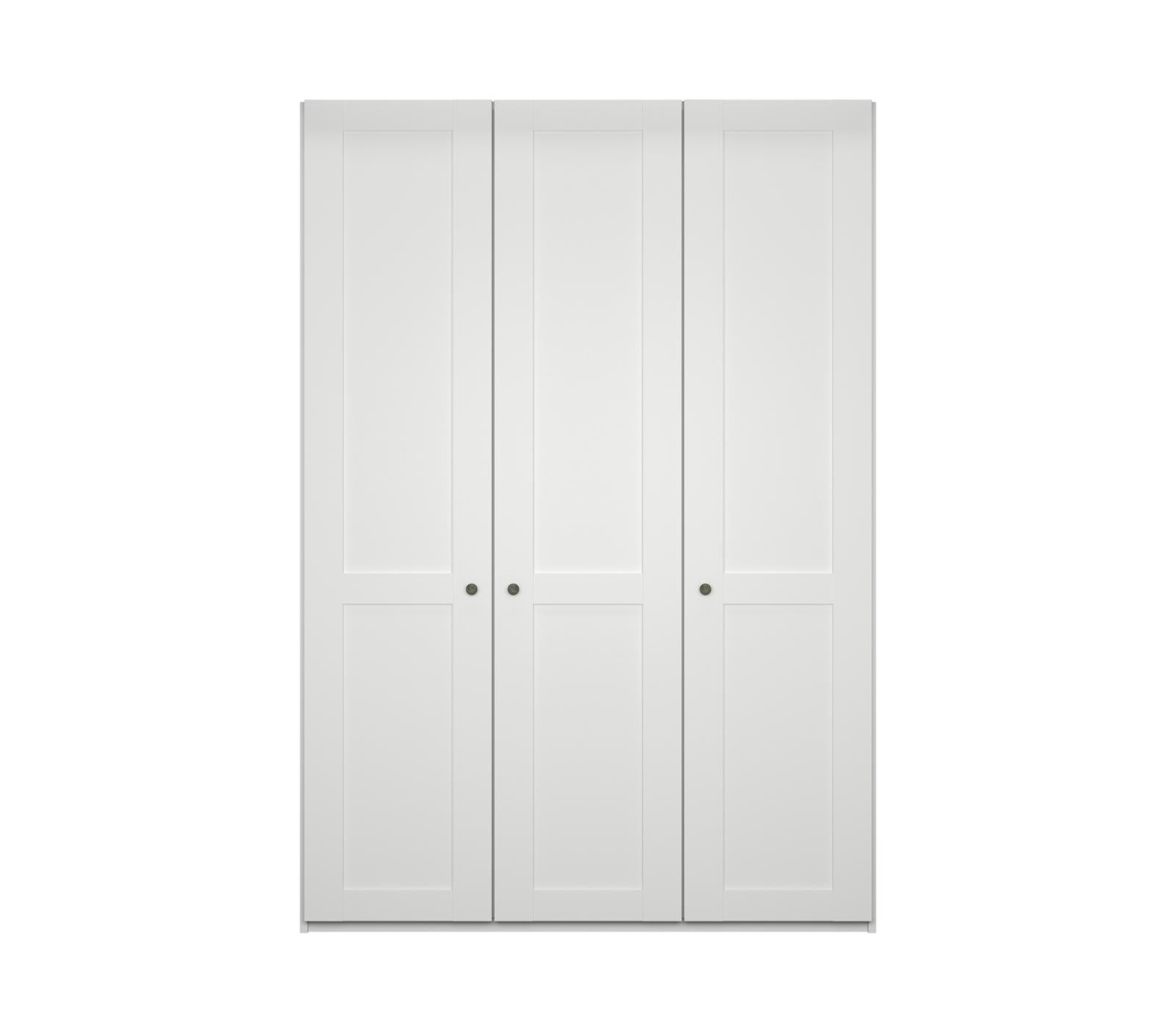 Dulap din pal cu 3 usi, Marlow Alb, l148,4xA58xH216 cm (2)