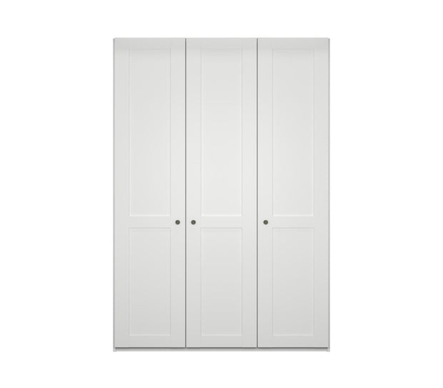 Dulap din pal cu 3 usi, Marlow Alb, l148,4xA58xH216 cm (2)