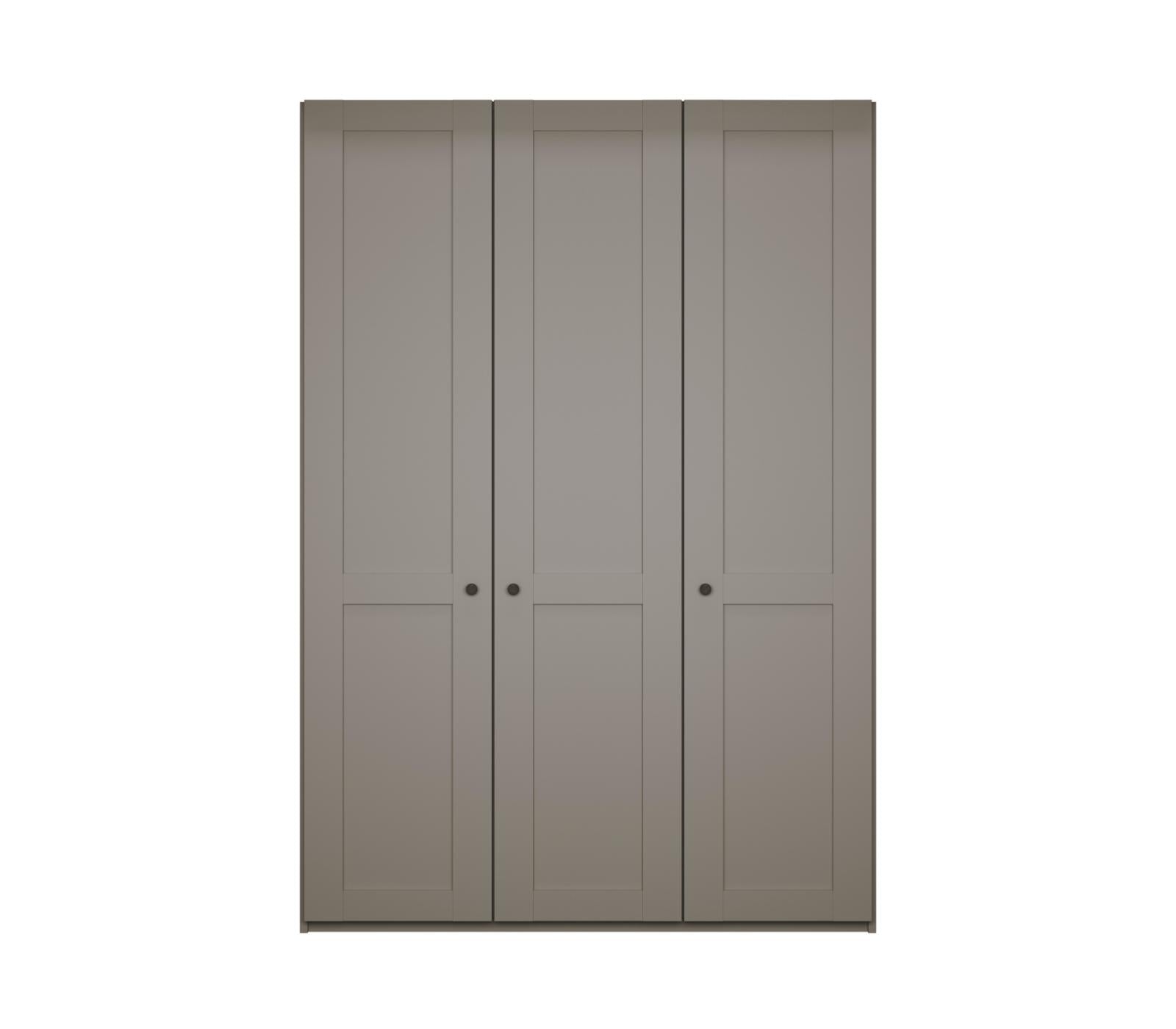 Dulap din pal cu 3 usi, Marlow Gri, l148,4xA58xH216 cm (2)