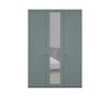 Dulap din pal, cu 3 usi si oglinda, Marlow Verde, l148,4xA58xH216 cm (2)