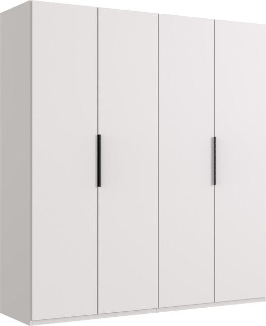 Wimex Dulap din pal, cu 4 usi, Level36 Black A Alb, l200xA58xH216 cm