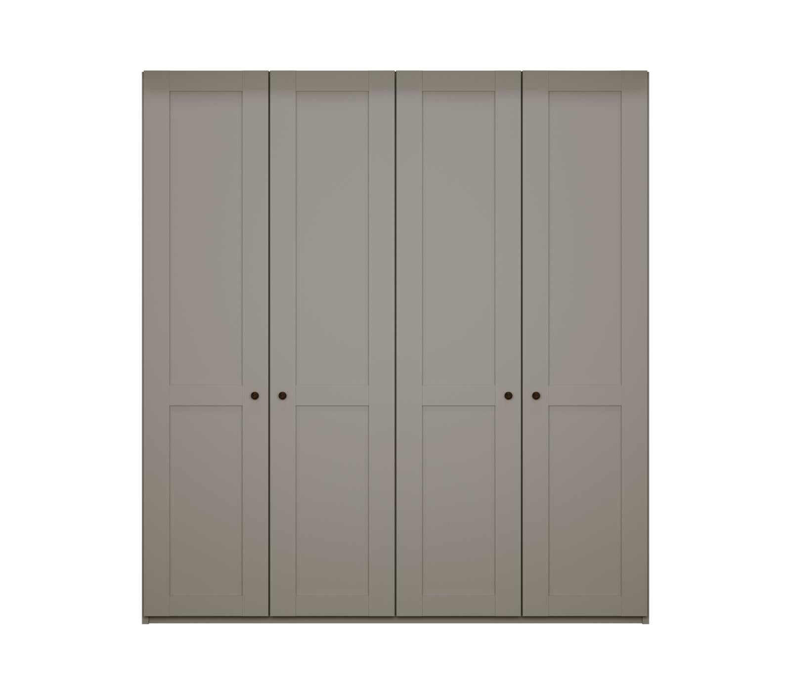 Dulap din pal cu 4 usi, Marlow Gri, l197,3xA58xH216 cm (2)