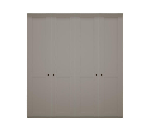 Dulap din pal cu 4 usi, Marlow Gri, l197,3xA58xH216 cm (2)