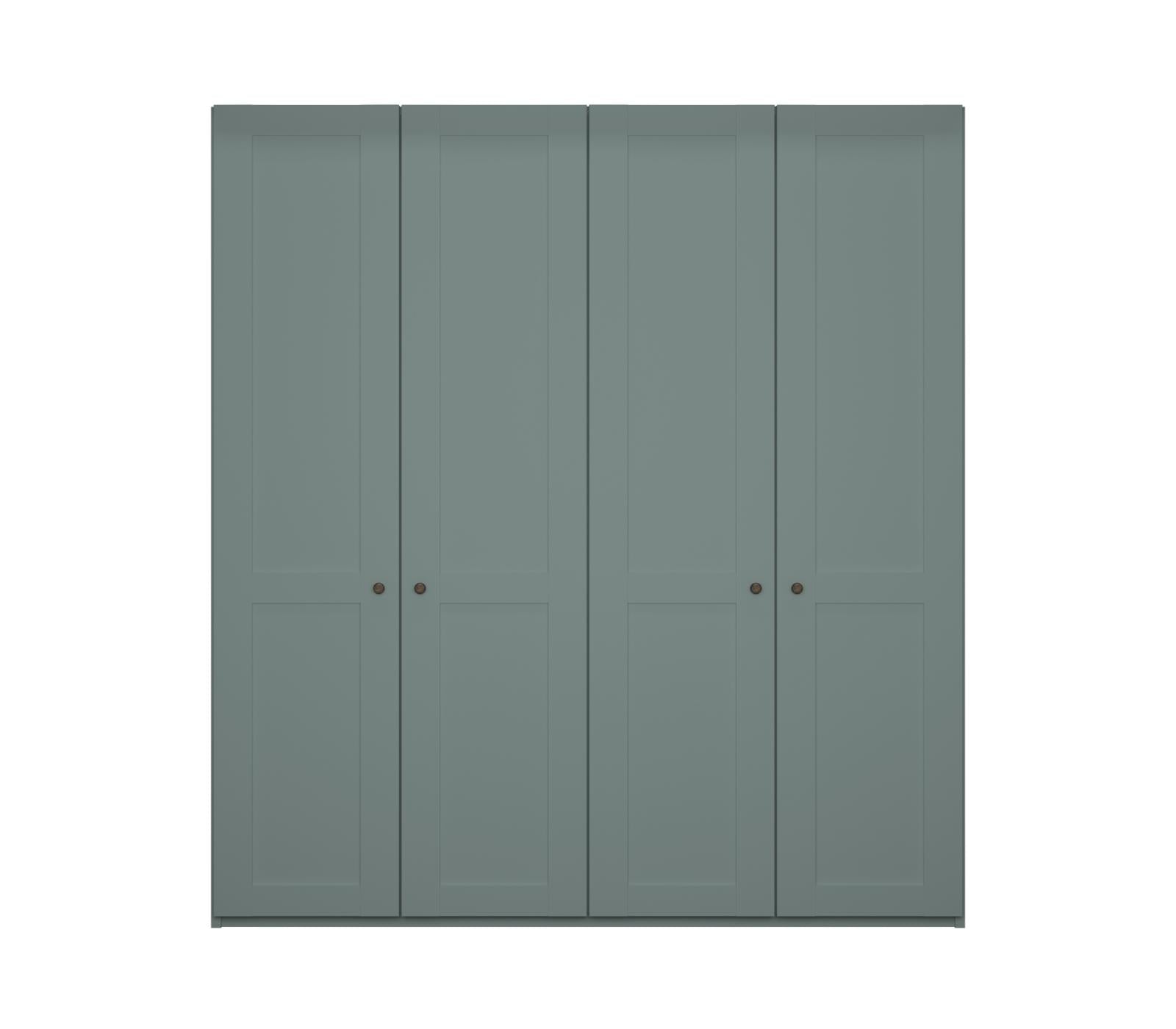 Dulap din pal cu 4 usi, Marlow Verde, l197,3xA58xH216 cm (2)