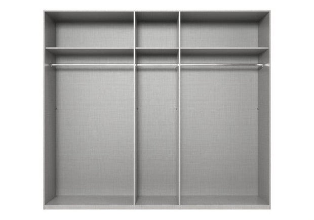 Wimex Dulap din pal, cu 5 usi, Level36 Black A Stejar, l250xA58xH216 cm