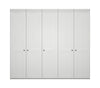 Dulap din pal cu 5 usi, Marlow Alb, l246,3xA58xH216 cm (2)