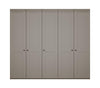 Dulap din pal cu 5 usi, Marlow Gri, l246,3xA58xH216 cm (2)