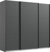 Dulap din pal si MDF, cu 3 usi glisante, Andorra Grafit, l300xA65xH216 cm (1)