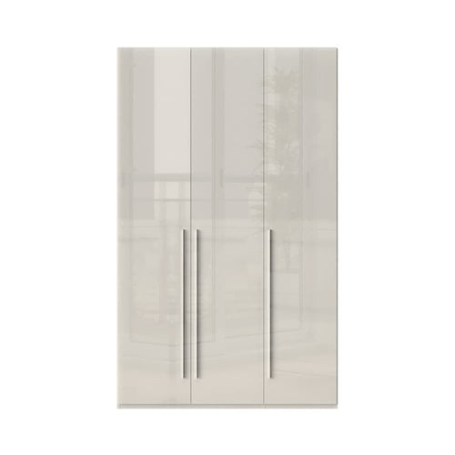 Jela Dulap din pal si MDF, cu 3 usi, Piano P3/PN Bej, l137xA56xH224 cm