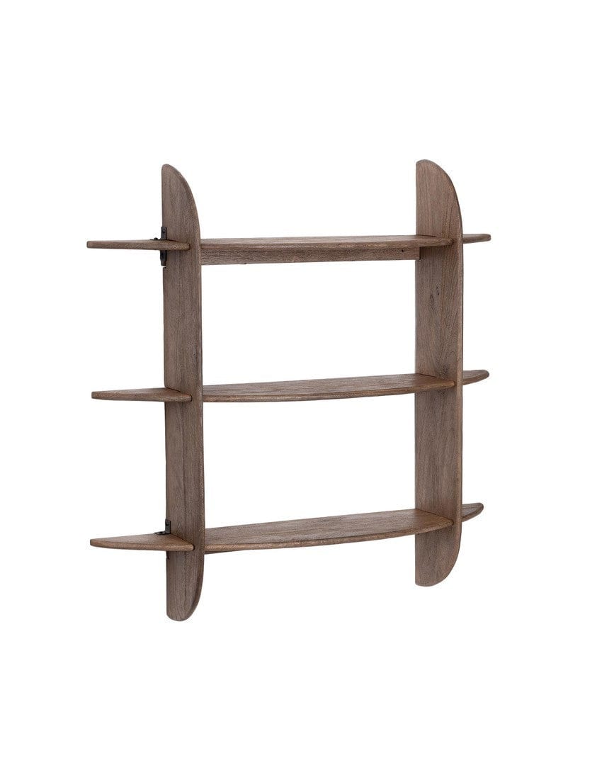 Etajera suspendata din lemn de mango, Westwood 3S Maro, l100xA23xH100 cm