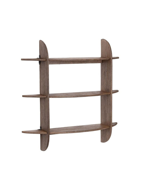 Etajera suspendata din lemn de mango, Westwood 3S Maro, l100xA23xH100 cm