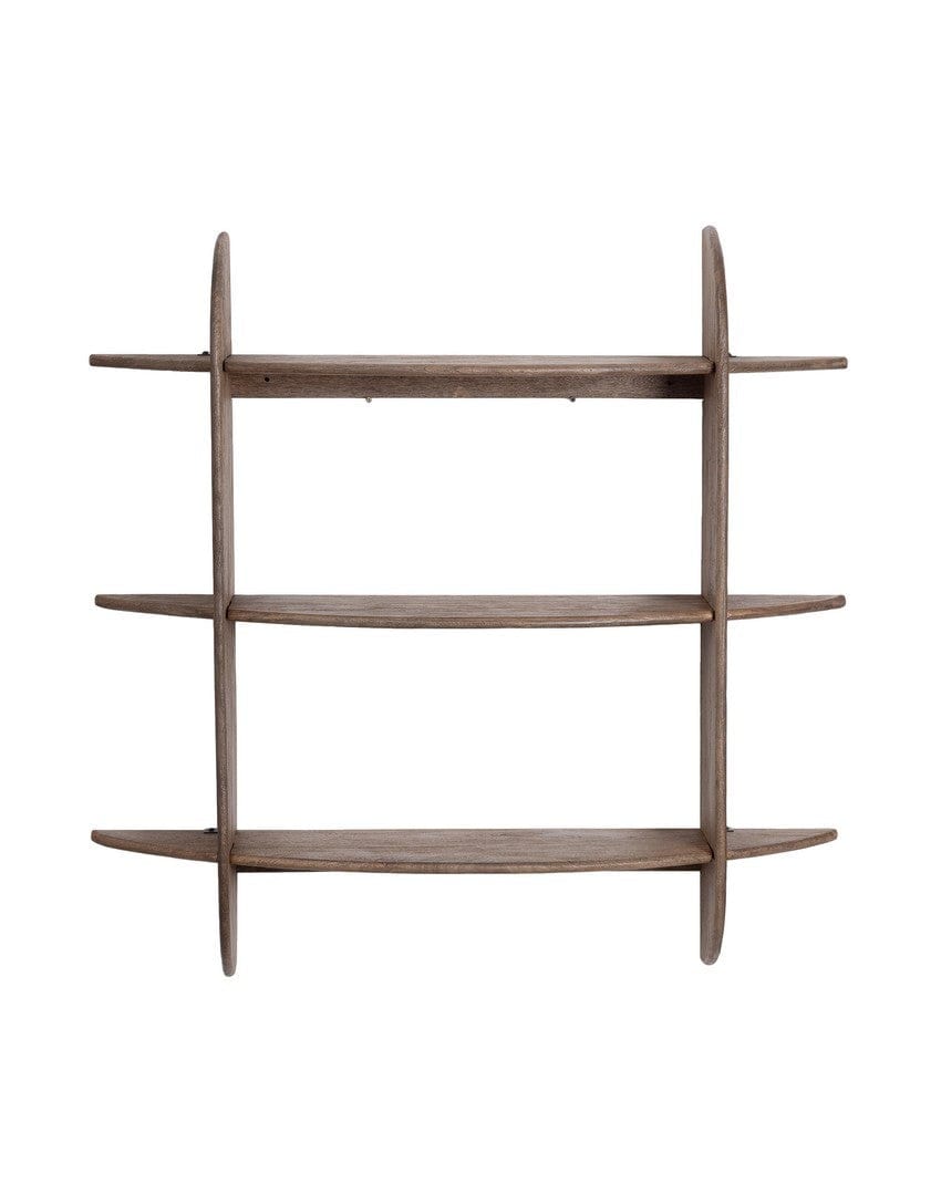 Etajera suspendata din lemn de mango, Westwood 3S Maro, l100xA23xH100 cm (1)