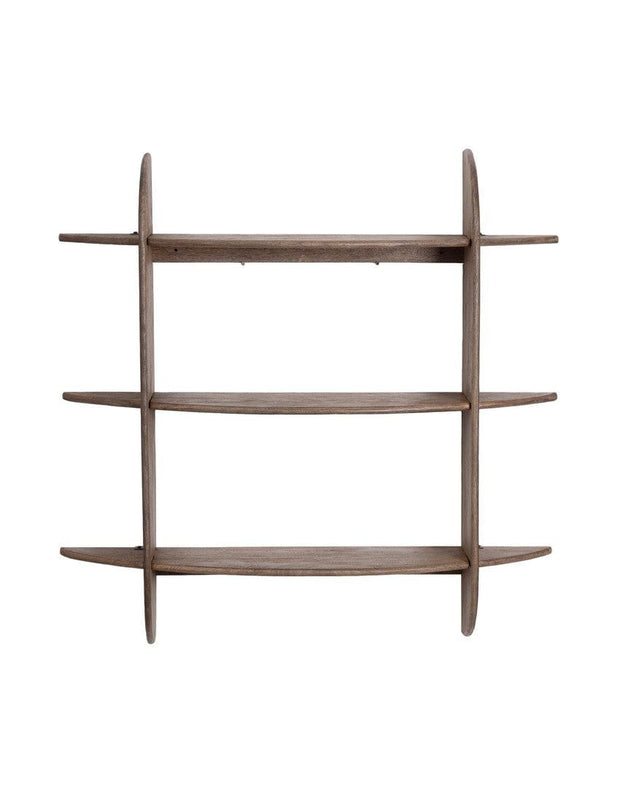 Etajera suspendata din lemn de mango, Westwood 3S Maro, l100xA23xH100 cm (1)