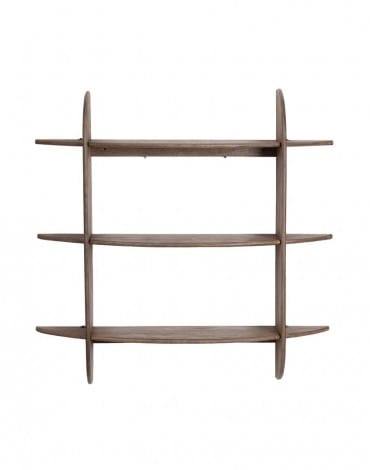 Etajera suspendata din lemn de mango, Westwood 3S Maro, l100xA23xH100 cm (4)