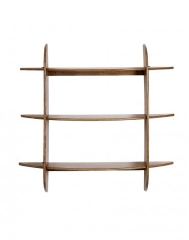 Etajera suspendata din lemn de mango, Westwood 3S Natural, l100xA23xH100 cm (4)