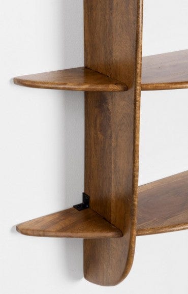 Etajera suspendata din lemn de mango, Westwood 3S Natural, l100xA23xH100 cm (5)