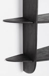 Etajera suspendata din lemn de mango, Westwood 3S Negru, l100xA23xH100 cm (5)