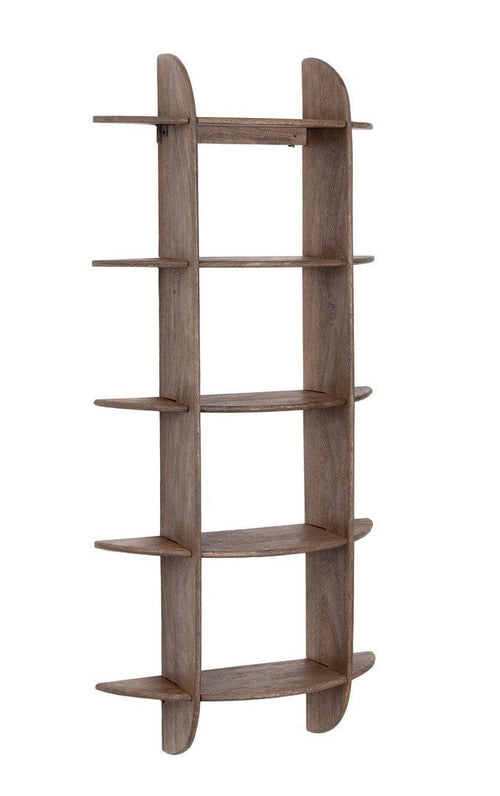 Etajera suspendata din lemn de mango, Westwood 5S Maro, l70xA22xH160 cm