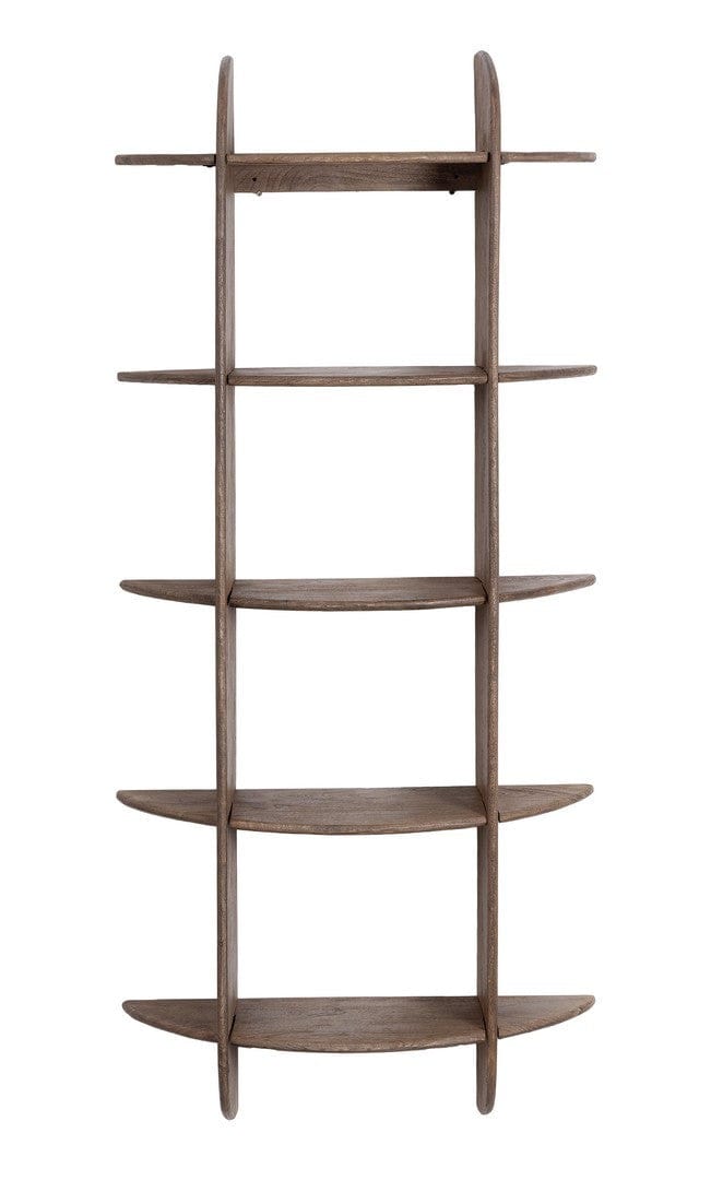 Etajera suspendata din lemn de mango, Westwood 5S Maro, l70xA22xH160 cm (1)