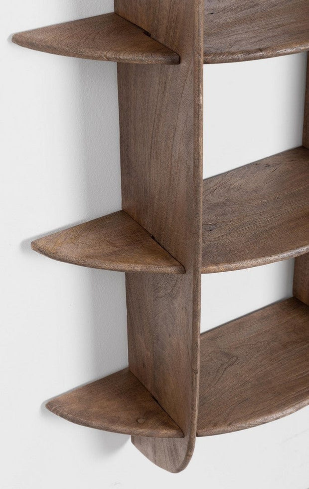 Etajera suspendata din lemn de mango, Westwood 5S Maro, l70xA22xH160 cm (2)