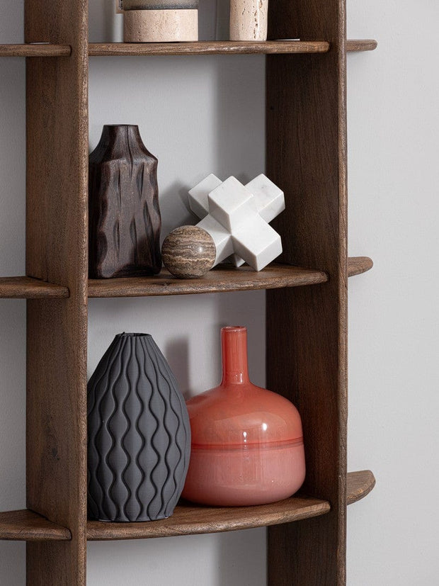 Etajera suspendata din lemn de mango, Westwood 5S Natural, l70xA22xH160 cm (3)