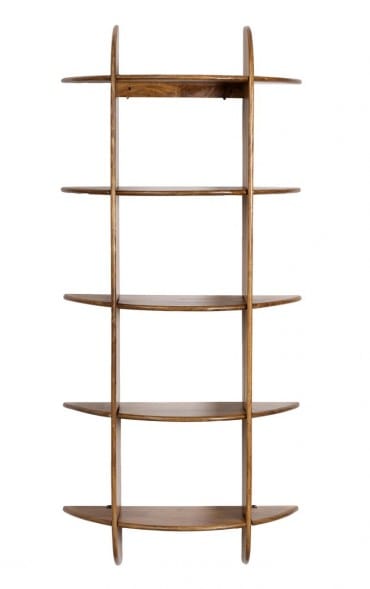 Etajera suspendata din lemn de mango, Westwood 5S Natural, l70xA22xH160 cm (6)