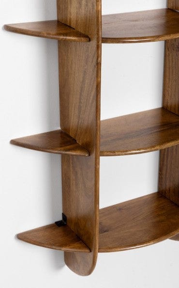 Etajera suspendata din lemn de mango, Westwood 5S Natural, l70xA22xH160 cm (7)