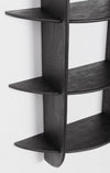 Etajera suspendata din lemn de mango, Westwood 5S Negru, l70xA22xH160 cm (2)