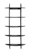 Etajera suspendata din lemn de mango, Westwood 5S Negru, l70xA22xH160 cm (4)
