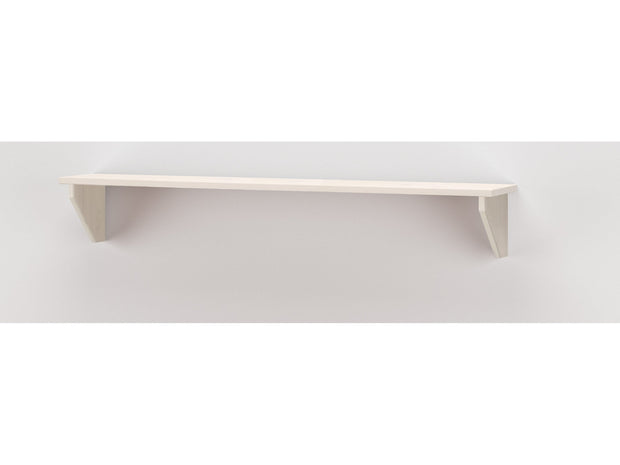 Dorel Home Etajera suspendata din lemn de pin, Anita Alb, L100xl15xH15 cm