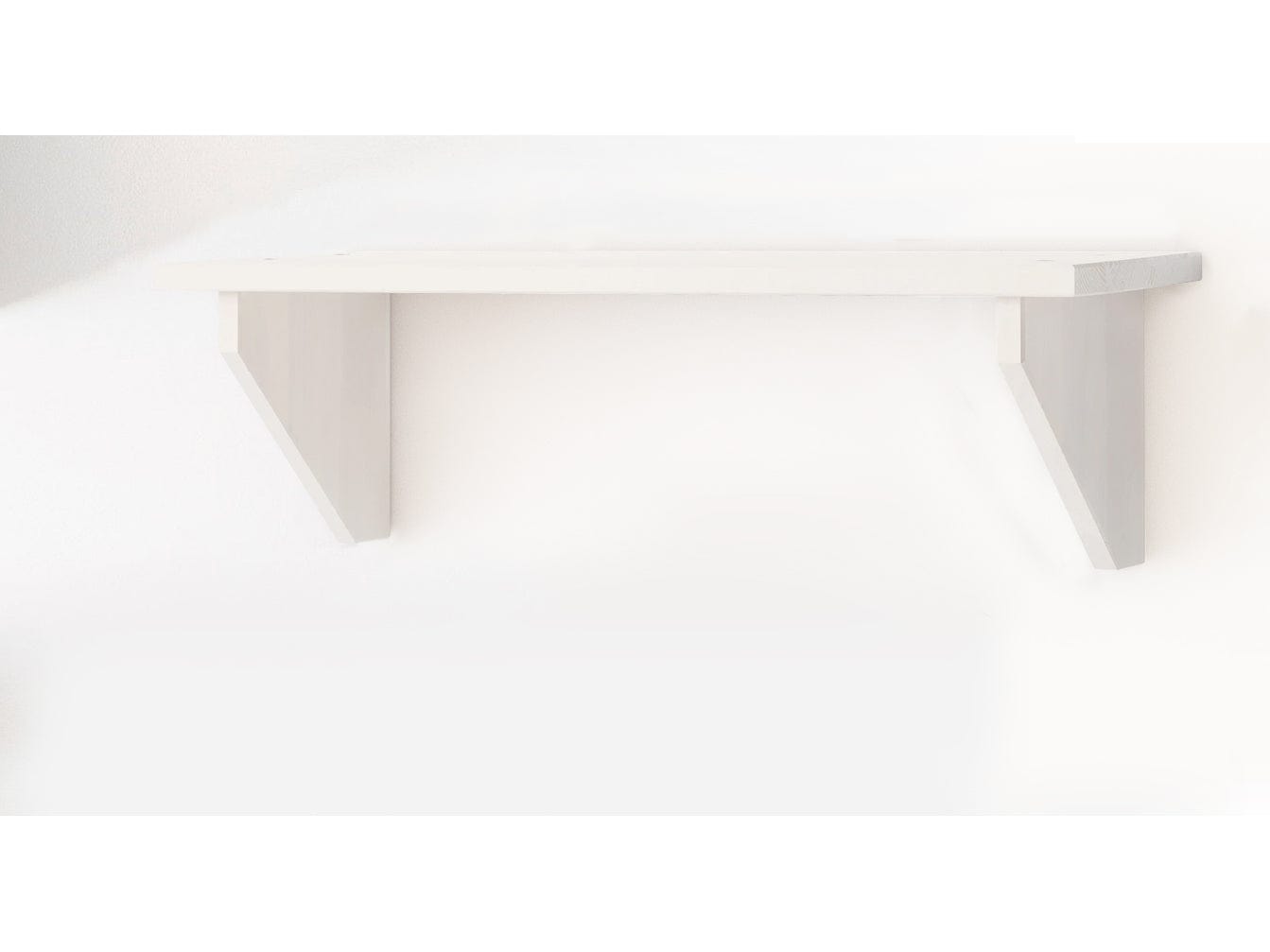 Dorel Home Etajera suspendata din lemn de pin, Anita Alb, L50xl15xH15 cm