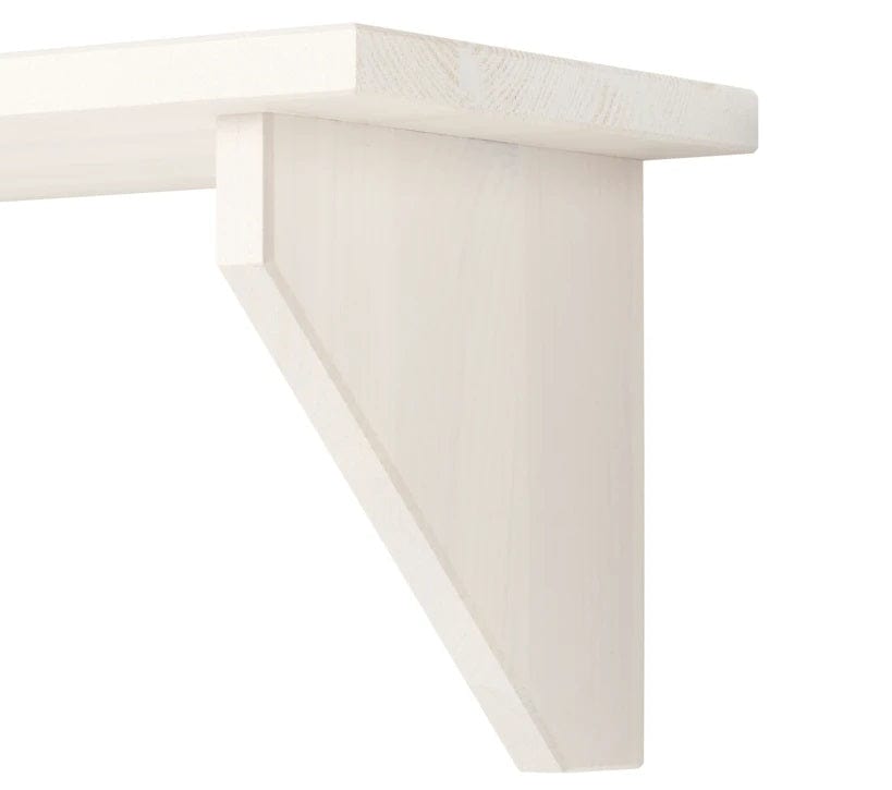 Dorel Home Etajera suspendata din lemn de pin, Anita Alb, L50xl15xH15 cm