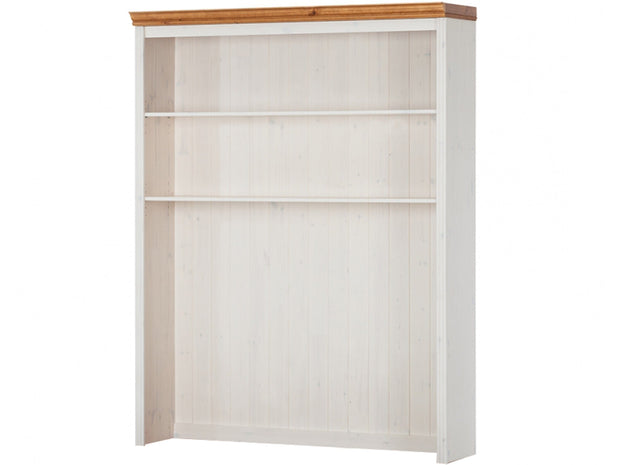 Dorel Home Etajera suspendata din lemn de pin, Anita Alb / Natural, L137xl37xH177 cm