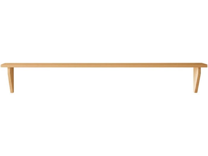 Dorel Home Etajera suspendata din lemn de pin, Anita Natural, L100xl15xH15 cm