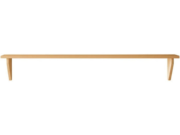 Dorel Home Etajera suspendata din lemn de pin, Anita Natural, L100xl15xH15 cm