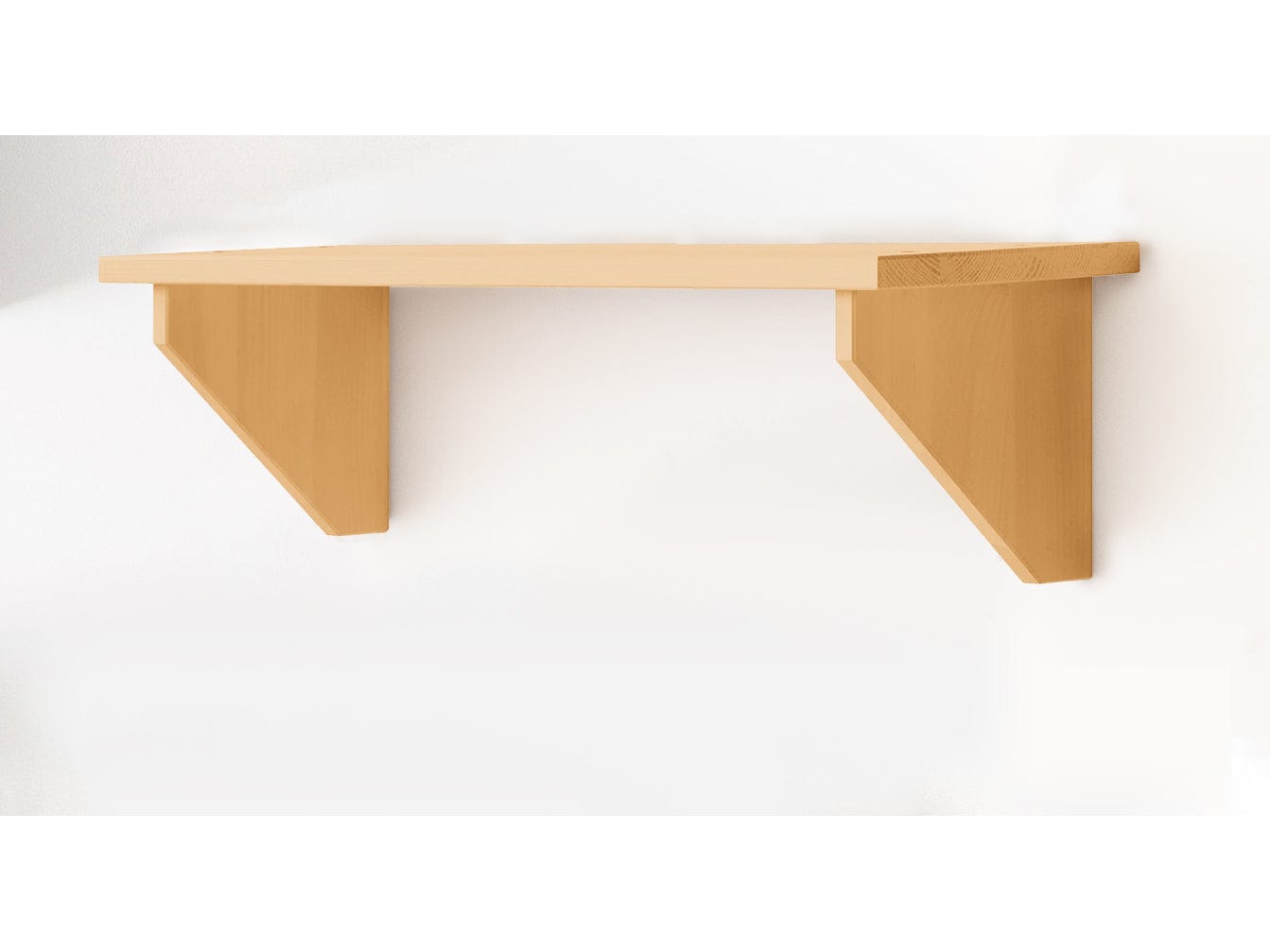 Dorel Home Etajera suspendata din lemn de pin, Anita Natural, L50xl15xH15 cm