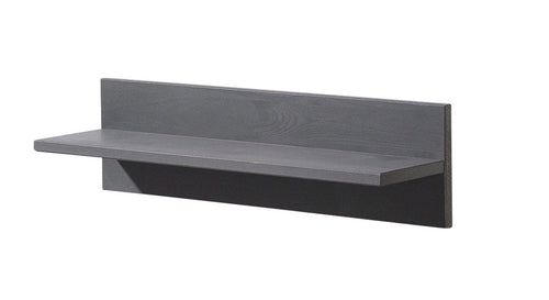 Dorel Home Etajera suspendata din lemn de pin, Toscana Gri, L50xl14xH14 cm