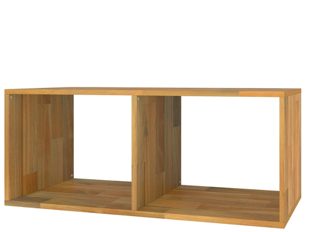 Dorel Home Etajera suspendata din stejar, Elvira Natural, L36xl30xH141 cm