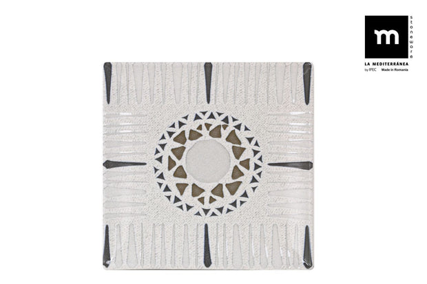 Inde Soler Hispania Farfurie din ceramica, Barroc Multicolor, L18xl18xH1,5 cm