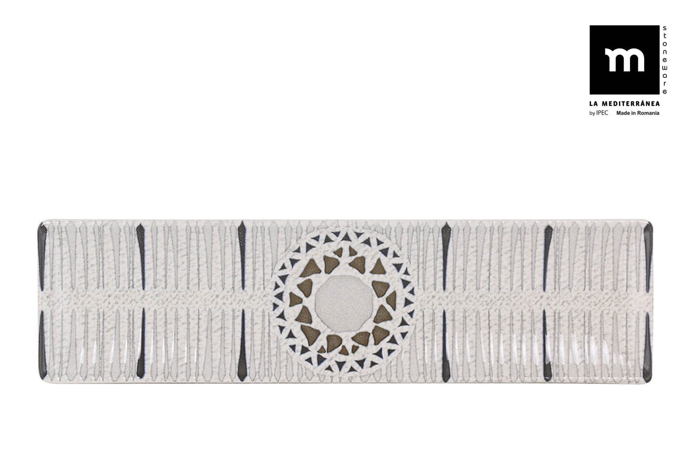 Inde Soler Hispania Farfurie din ceramica, Barroc Multicolor, L30xl8xH2 cm