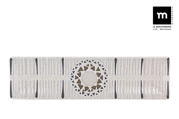 Inde Soler Hispania Farfurie din ceramica, Barroc Multicolor, L30xl8xH2 cm