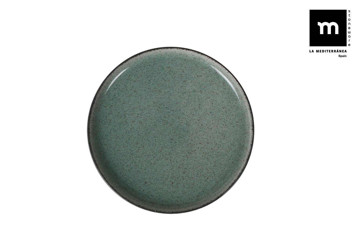 Inde Soler Hispania Farfurie din ceramica, Beloi Verde, Ø20xH2,2 cm